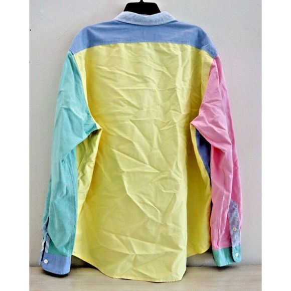 Polo Ralph Lauren Men's Sz 2XL Multi Classic Oxford Fun L/S Button Up Shirt $125 - Picture 2 of 11